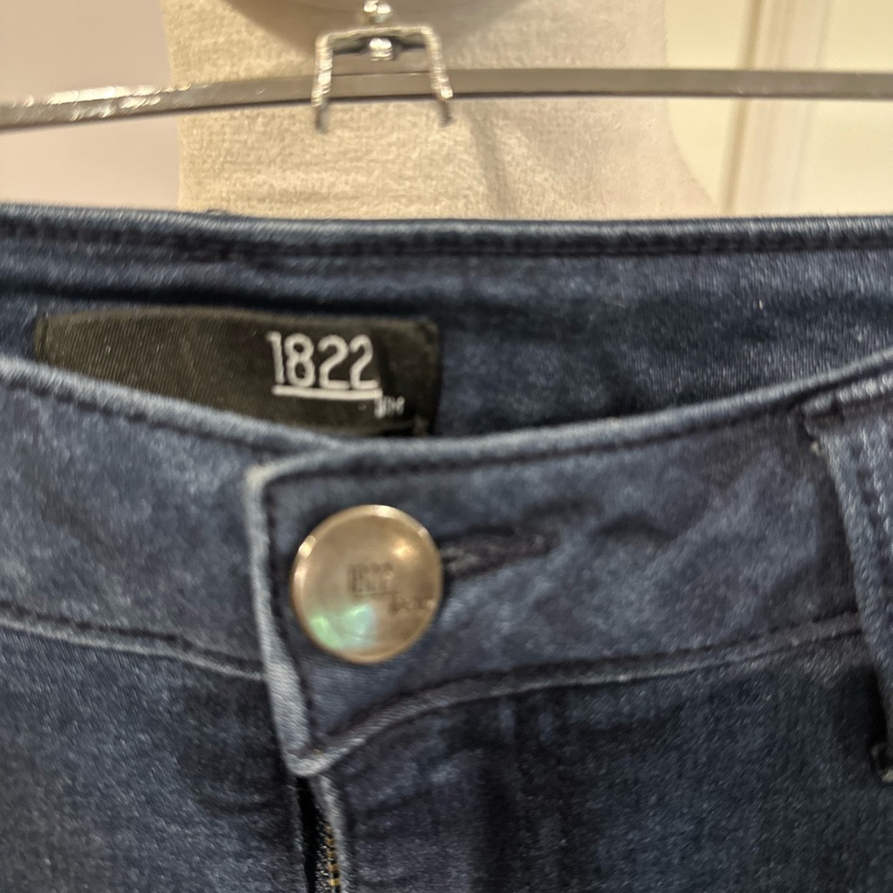 1822 Women's Dark Blue Jeans- Sz 14 - Picture 3 of 6